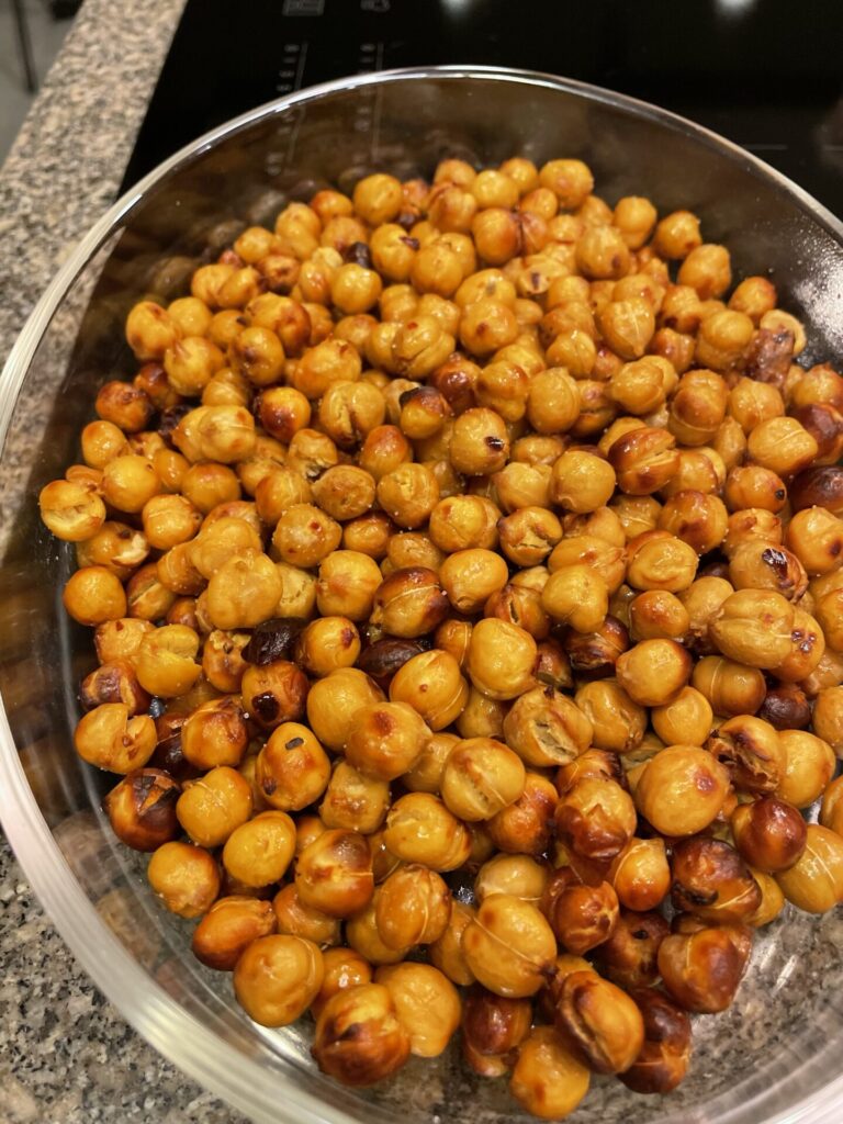 Kikärter i airfryer, köksutrustning